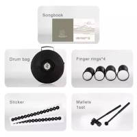 HLURU TA14-14-INKBLACK HANDPAN