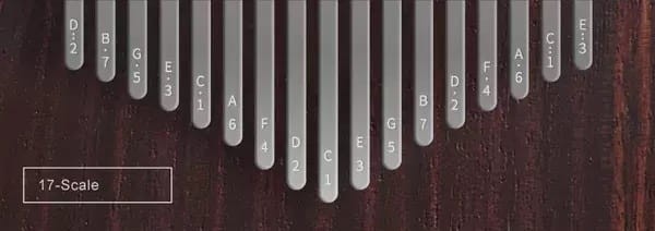 HLURU KS17-WALNUT KALIMBA