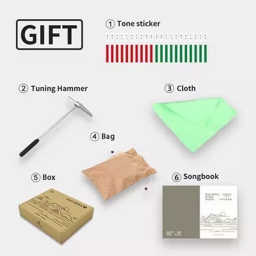 HLURU KS17-WALNUT KALIMBA