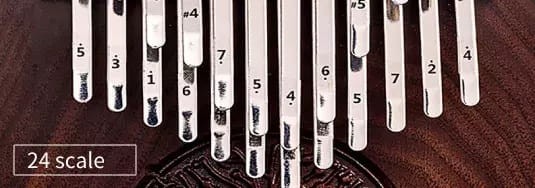 HLURU KX24-WALNUT KALIMBA