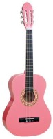 PRIMA CG-1 4/4 PINK GITARA KLASYCZNA RÓŻOWA ZESTAW