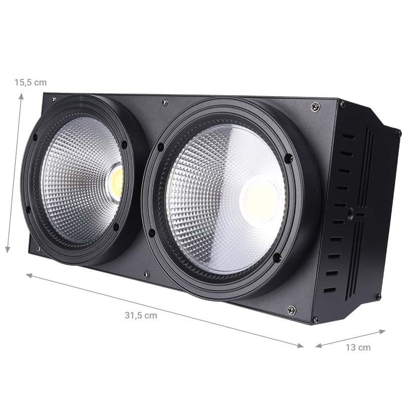 LIGHT4ME BLINDER LED 2x100W OŚWIETLACZ SCENICZNY