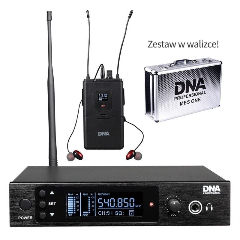 DNA IN-EAR DOUSZNY ODSŁUCH BEZPRZEWODOWY MONITOR