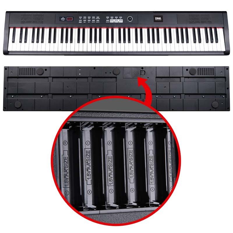 DNA PP 88 PIANINO CYFROWE PEŁNOWYMIAROWE KEYBOARD