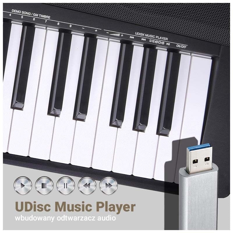 MK DP 881 PIANINO CYFROWE KLAWISZE DO NAUKI GRY