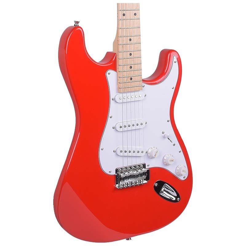 NN EG SET RED ZESTAW GITAROWY GITARA ELEKTRYCZNA STRAT CZERWONA