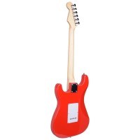 NN EG SET RED ZESTAW GITAROWY GITARA ELEKTRYCZNA STRAT CZERWONA