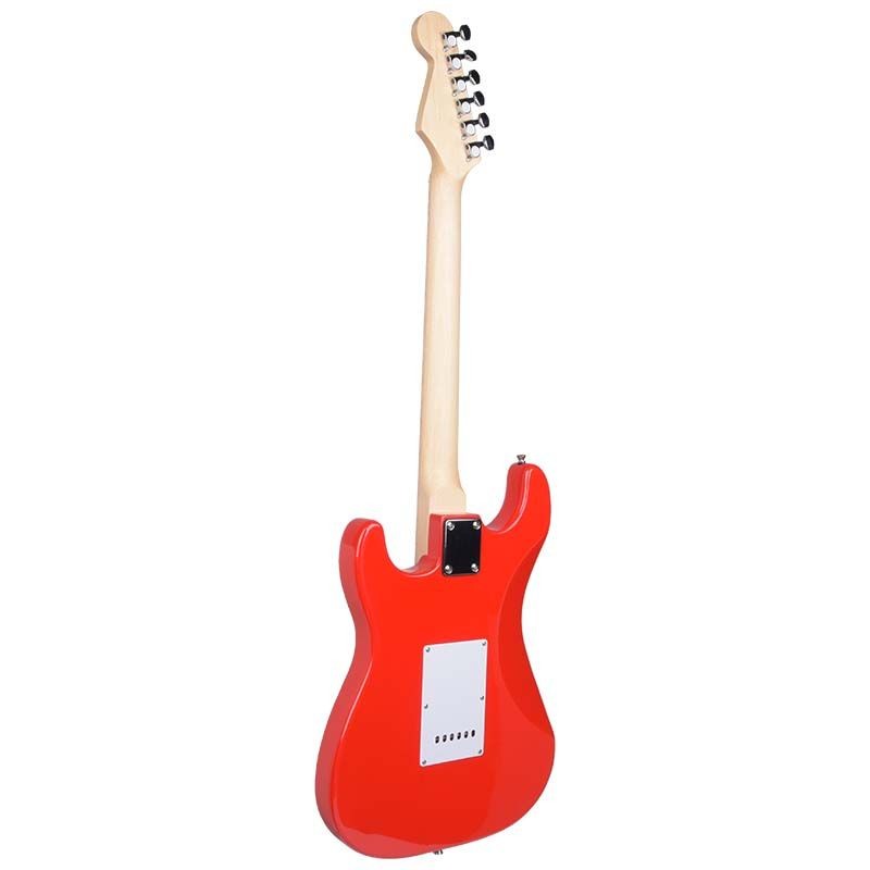 NN EG SET RED ZESTAW GITAROWY GITARA ELEKTRYCZNA STRAT CZERWONA