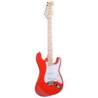 NN EG SET RED ZESTAW GITAROWY GITARA ELEKTRYCZNA STRAT CZERWONA