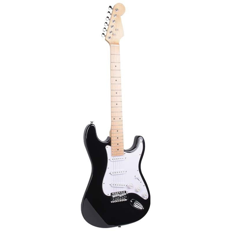 NN EG SET BK ZESTAW GITAROWY GITARA ELEKTRYCZNA STRAT CZARNA