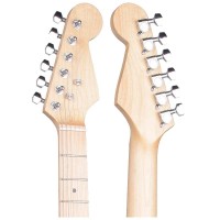 NN EG SET BK ZESTAW GITAROWY GITARA ELEKTRYCZNA STRAT CZARNA