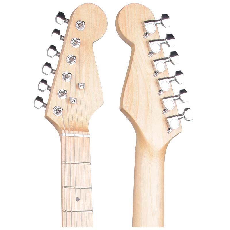 NN EG SET BK ZESTAW GITAROWY GITARA ELEKTRYCZNA STRAT CZARNA