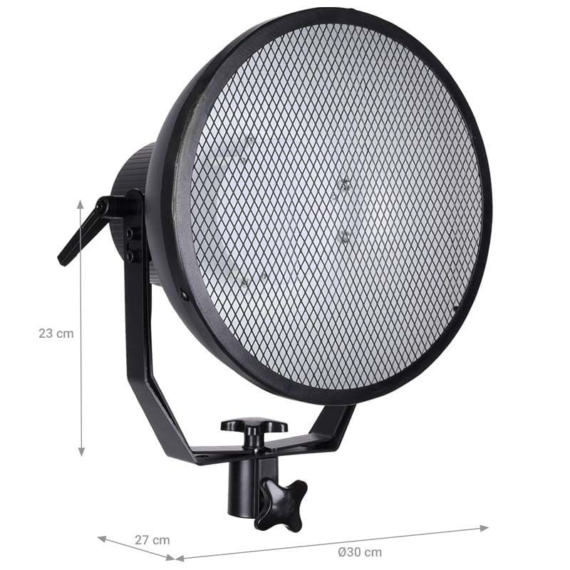 LIGHT4ME RETRO 300 RGBA IR REFLEKTOR SCENICZNY DEKORACJA ŚWIATŁEM PILOT