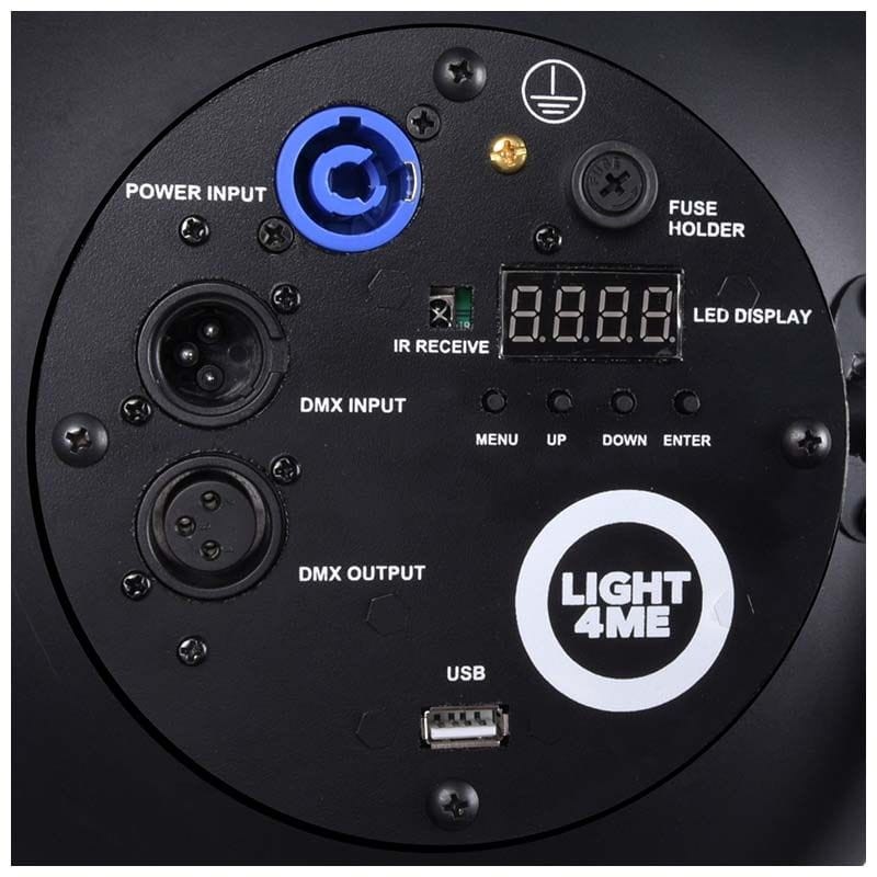 LIGHT4ME RETRO 500 RGBA IR REFLEKTOR SCENICZNY DEKORACJA ŚWIATŁEM PILOT