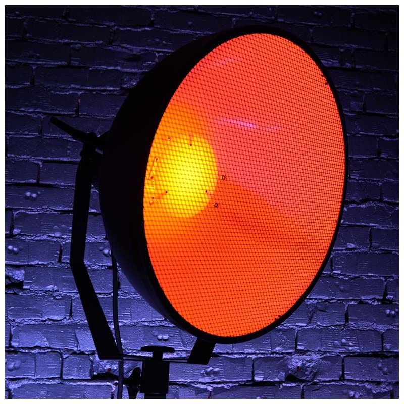 LIGHT4ME RETRO 500 RGBA IR REFLEKTOR SCENICZNY DEKORACJA ŚWIATŁEM PILOT