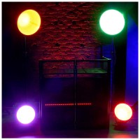 LIGHT4ME RETRO 500 RGBA IR REFLEKTOR SCENICZNY DEKORACJA ŚWIATŁEM PILOT