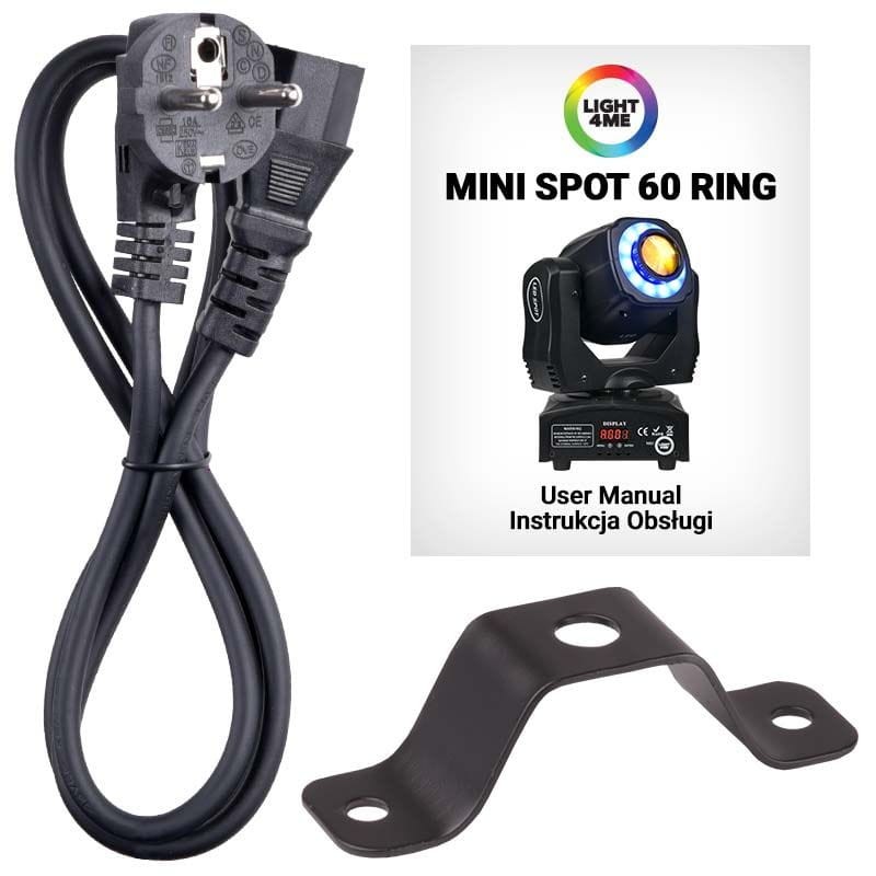 LIGHT4ME MINI SPOT 60 RING GŁOWICA RUCHOMA LED