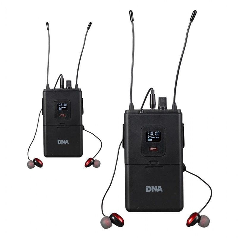DNA IN-EAR DOUBLE PODWÓJNY DOUSZNY ODSŁUCH BEZPRZEWODOWY MONITOR