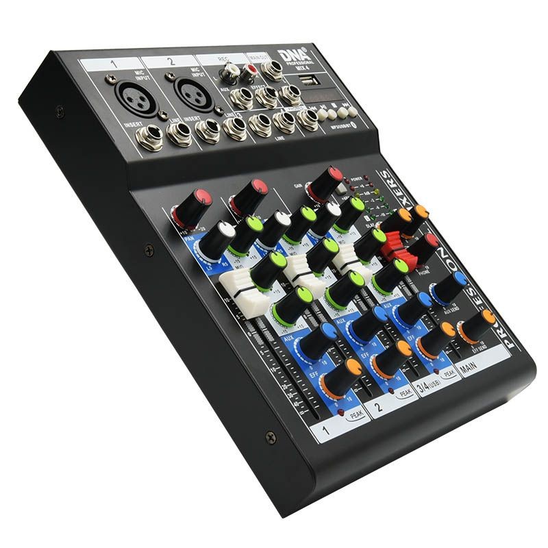 DNA MIX 4 MIKSER AUDIO USB MP3 ANALOGOWY 4 KANAŁY