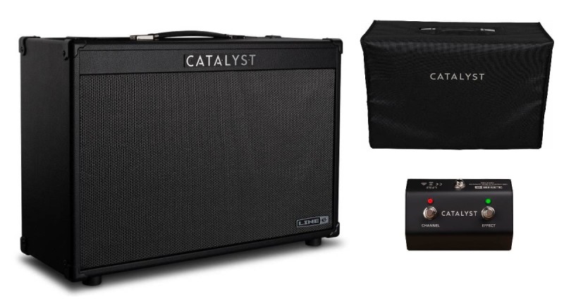 LINE 6 CATALYST 200 + LFS2 FOOTSWICH + CVR200 POKROWIEC ZESTAW
