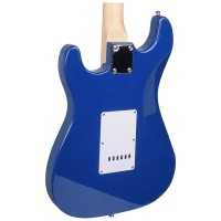 NN EG SET BLU ZESTAW GITAROWY GITARA ELEKTRYCZNA STRAT NIEBIESKA