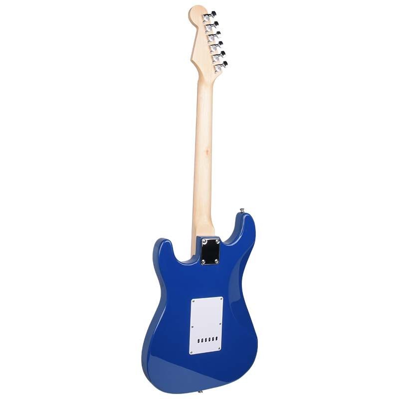 NN EG SET BLU ZESTAW GITAROWY GITARA ELEKTRYCZNA STRAT NIEBIESKA