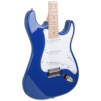 NN EG SET BLU ZESTAW GITAROWY GITARA ELEKTRYCZNA STRAT NIEBIESKA