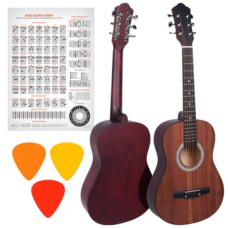 NN AG 34 GITARA AKUSTYCZNA 1/2 DO NAUKI GRY MATOWA