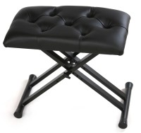 TIETZ T-66 CZARNA ŁAWA DO PIANINA KEYBORDU