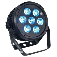 LIGHT4ME BLACK PAR 7X10W RGBWA LED MOCNY LEKKI