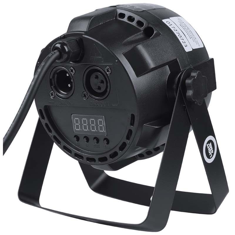 LIGHT4ME P12 LED PAR RGBW MAŁY LEKKI REFLEKTOR OŚWIETLENIE SCENICZNE DEKORACJA ŚWIATŁEM + PILOT