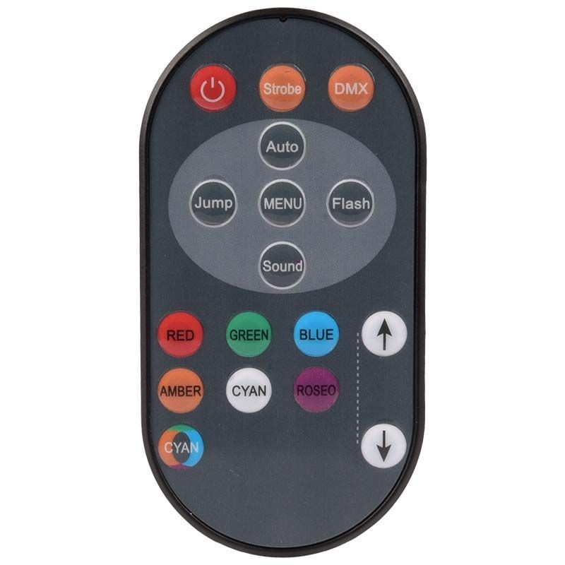 LIGHT4ME P12 LED PAR RGBW MAŁY LEKKI REFLEKTOR OŚWIETLENIE SCENICZNE DEKORACJA ŚWIATŁEM + PILOT