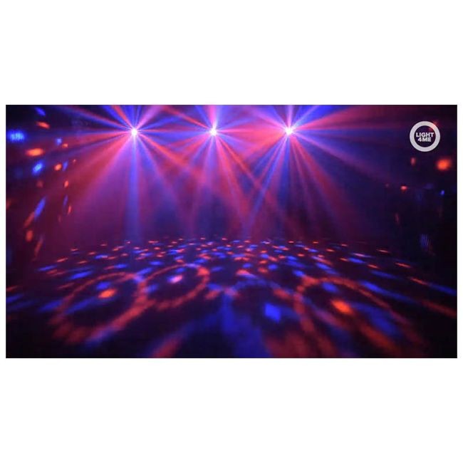 LIGHT4ME BELKA LED PAR FLOWER BALL LASER UV STROBE MULTIEFEKT OŚWIETLENIE DISCO