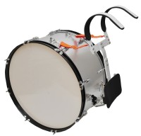 SREBRNY BĘBEN MARSZOWY 24x12 Z NOSIDŁEM