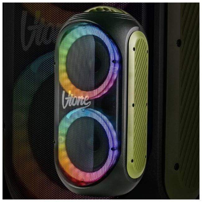 V-TONE beFree BEZPRZEWODOWY GŁOŚNIK PRZENOŚNY KOLUMNA Z MIKROFONEM AKUMULATOR BT USB SD LED