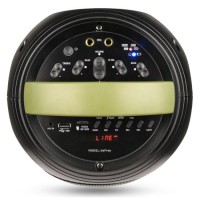 V-TONE beFree BEZPRZEWODOWY GŁOŚNIK PRZENOŚNY KOLUMNA Z MIKROFONEM AKUMULATOR BT USB SD LED