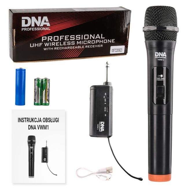 DNA VWM 1 220-280 MHz BEZPRZEWODOWY MIKROFONOWY SYSTEM NAGŁOŚNIENIA DO KOMPUTERA