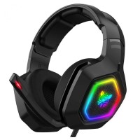 ONIKUMA K10 SŁUCHAWKI GAMINGOWE DLA GRACZY RGB LED Z MIKROFONEM