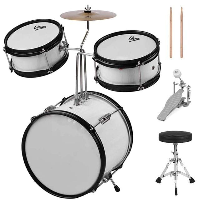 V-TONE VD JUNIOR WH PERKUSJA AKUSTYCZNA DLA DZIECI BIAŁA ZESTAW DO NAUKI GRY