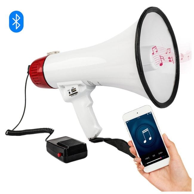 LTC MEGA35USB MEGAFON WZMACNIACZ GŁOSU SYRENA USB BLUETOOTH AUX MICRO SD SZCZEKACZKA