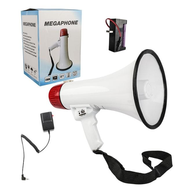 LTC MEGA35USB MEGAFON WZMACNIACZ GŁOSU SYRENA USB BLUETOOTH AUX MICRO SD SZCZEKACZKA