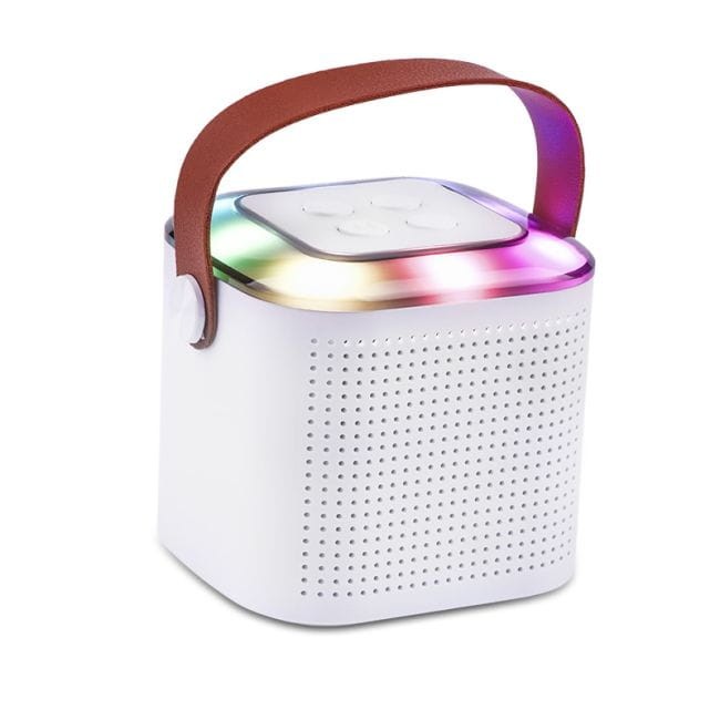 NN PM2 BEZPRZEWODOWY PRZENOŚNY ZESTAW KARAOKE 2 MIKROFONY GŁOŚNIK