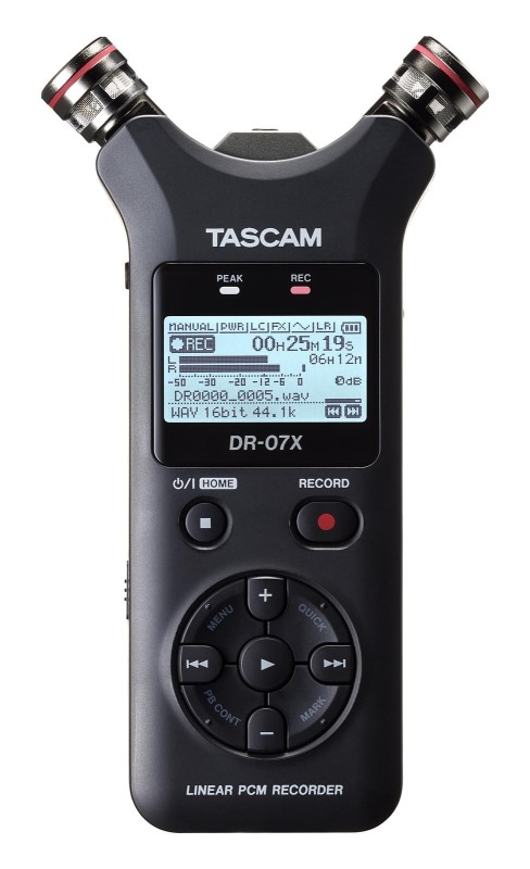 TASCAM DR-07X PRZENOŚNY REJESTRATOR CYFROWY Z INTERFEJSEM USB