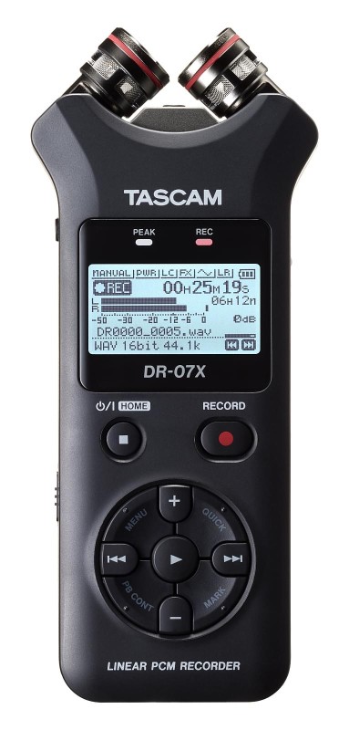 TASCAM DR-07X PRZENOŚNY REJESTRATOR CYFROWY Z INTERFEJSEM USB