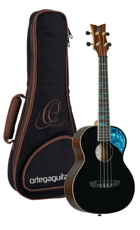 ORTEGA RUGH-BKT UKULELE TENOROWE CZARNE POKROWIEC