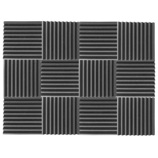 NN MATA AKUSTYCZNA PANELE WYGŁUSZAJĄCE DŹWIĘKOCHŁONNE Z GĄBKI PIANKA 50x50x5cm 12szt