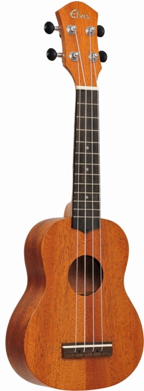 ELVIS MAHOGANY UKULELE SOPRANOWE ZESTAW