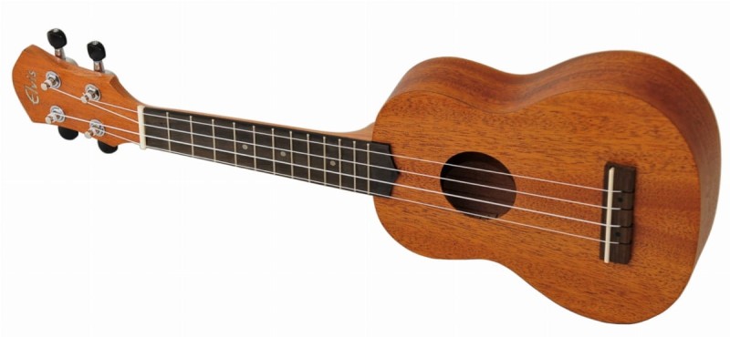 ELVIS MAHOGANY UKULELE SOPRANOWE ZESTAW