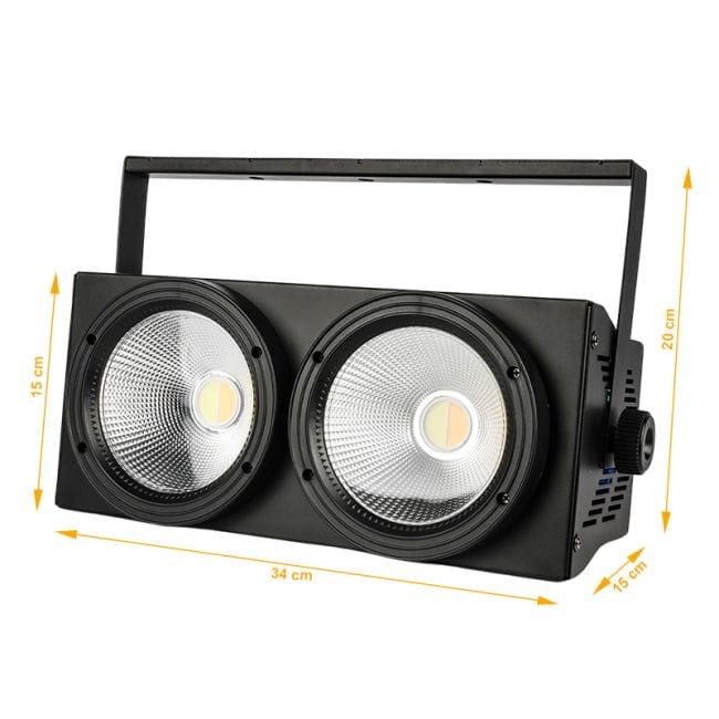 LIGHT4ME 2LITE BLINDER OŚWIETLACZ SCENICZNY ESTRADOWY WW/CW LED 2x125W