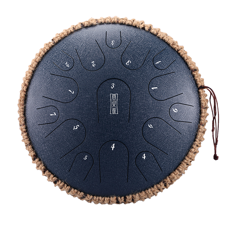 HLURU TB15-14-NAVYBLUE TONGUE DRUM 15 TON 14 HANDPAN NIEBIESKI